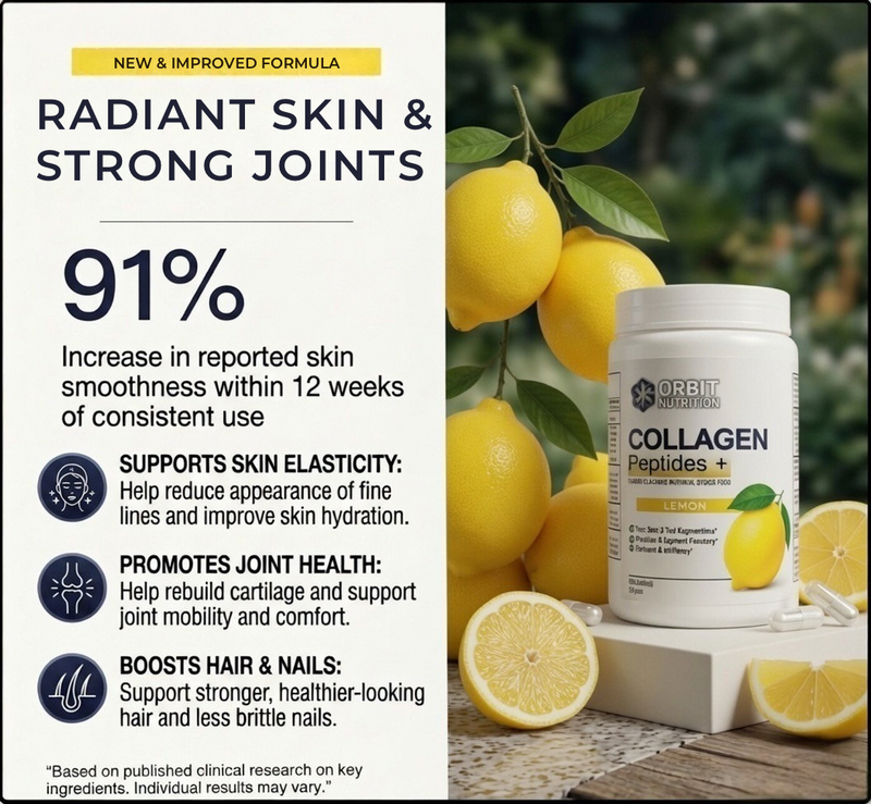Collagen Peptides For Skin, Joints & Recovery - Raspberry