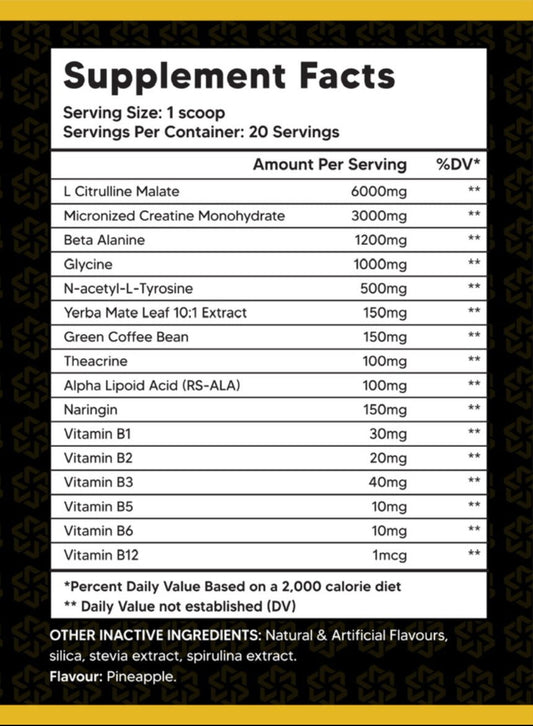 BOOST - Pre Workout Formula - Orbit Nutrition