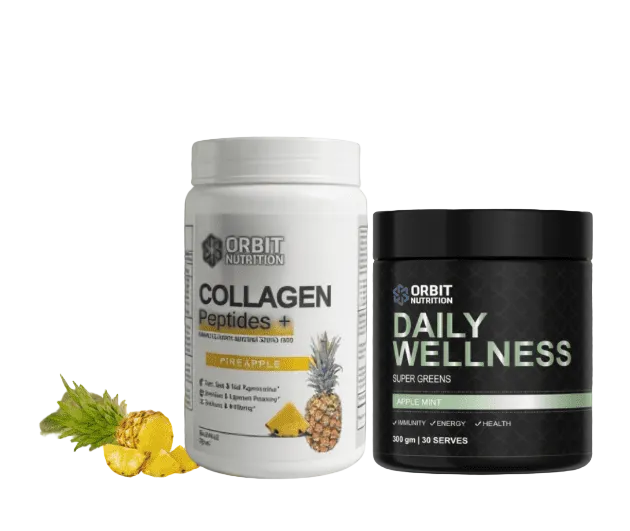 Daily Wellness + Collagen Peptides Bundle | Orbit Nutrition