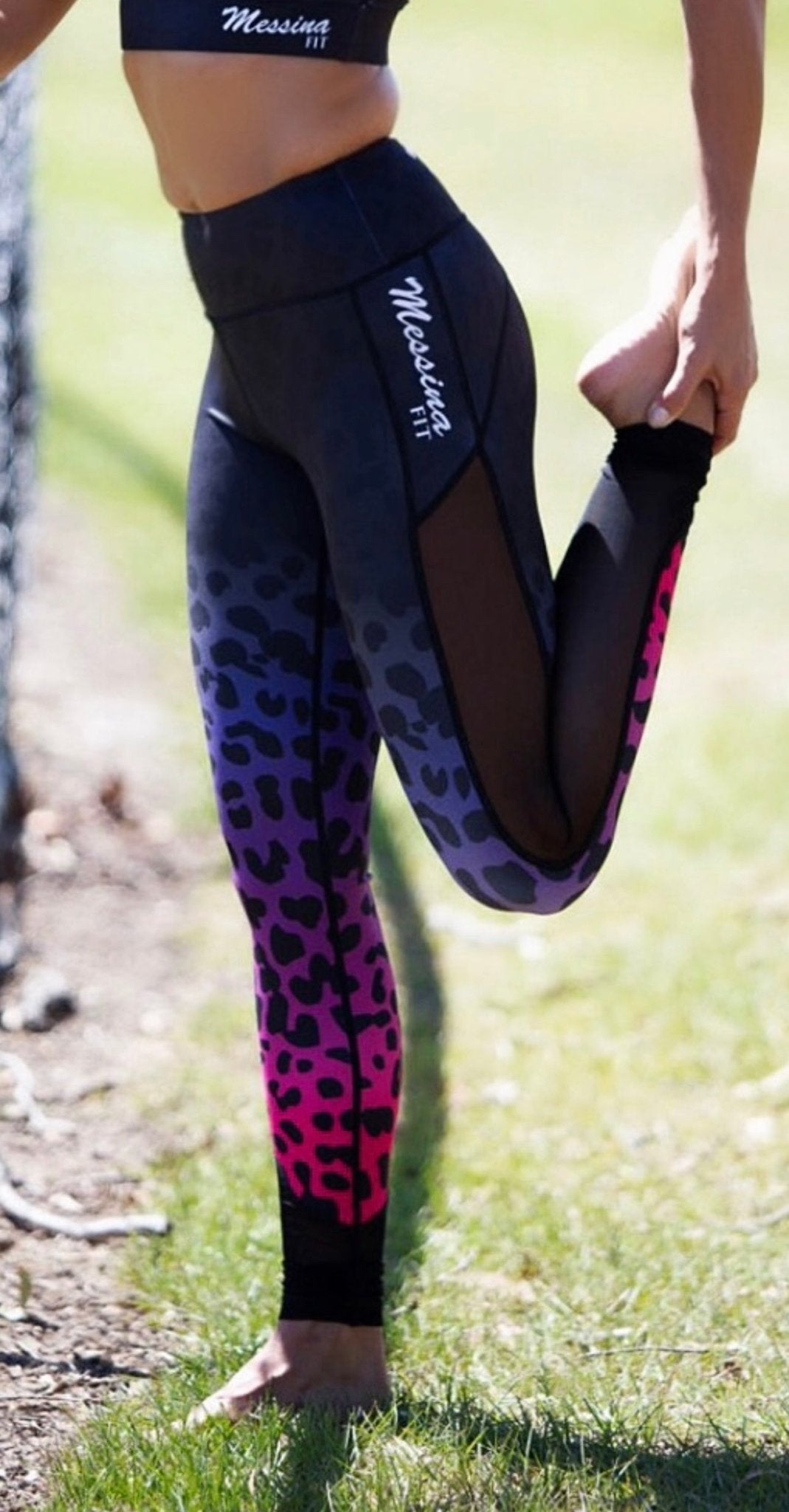 Jungle Mesh Leggings - Orbit Nutrition