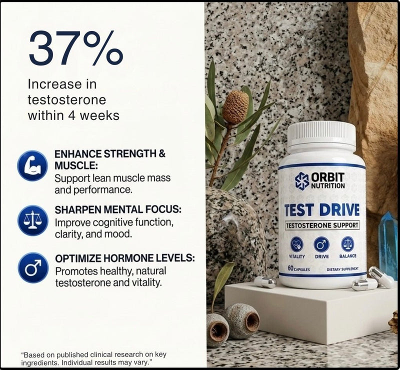 TEST DRIVE – Testosterone & Male Hormonal Support - SALE OFFER