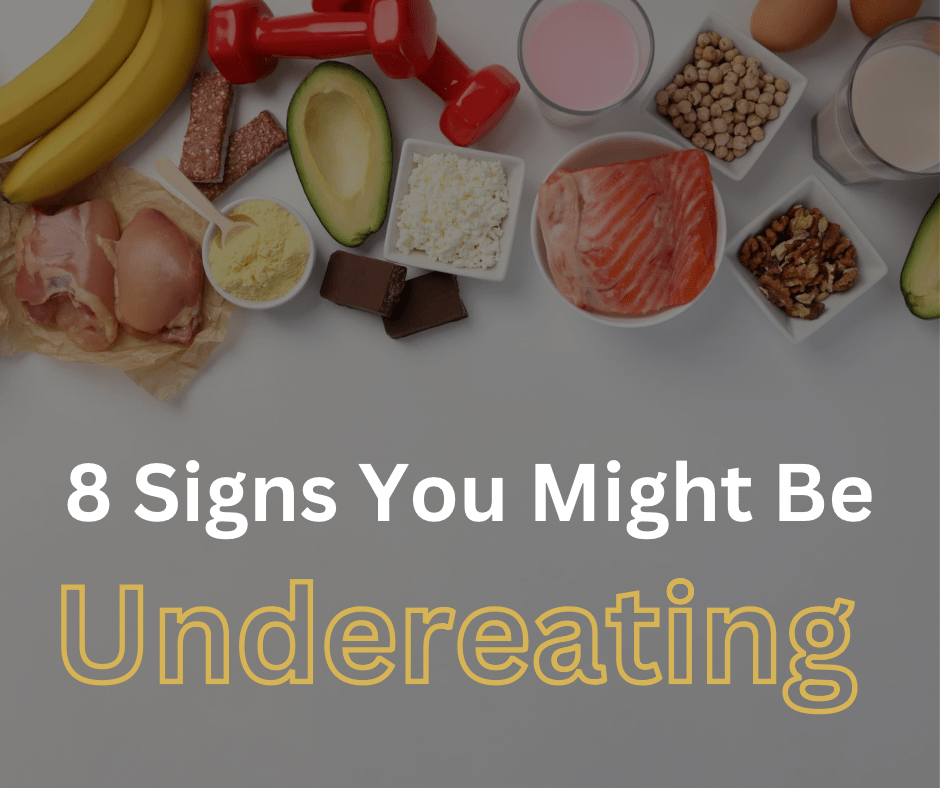8 Signs You Might Be Undereating - Orbit Nutrition