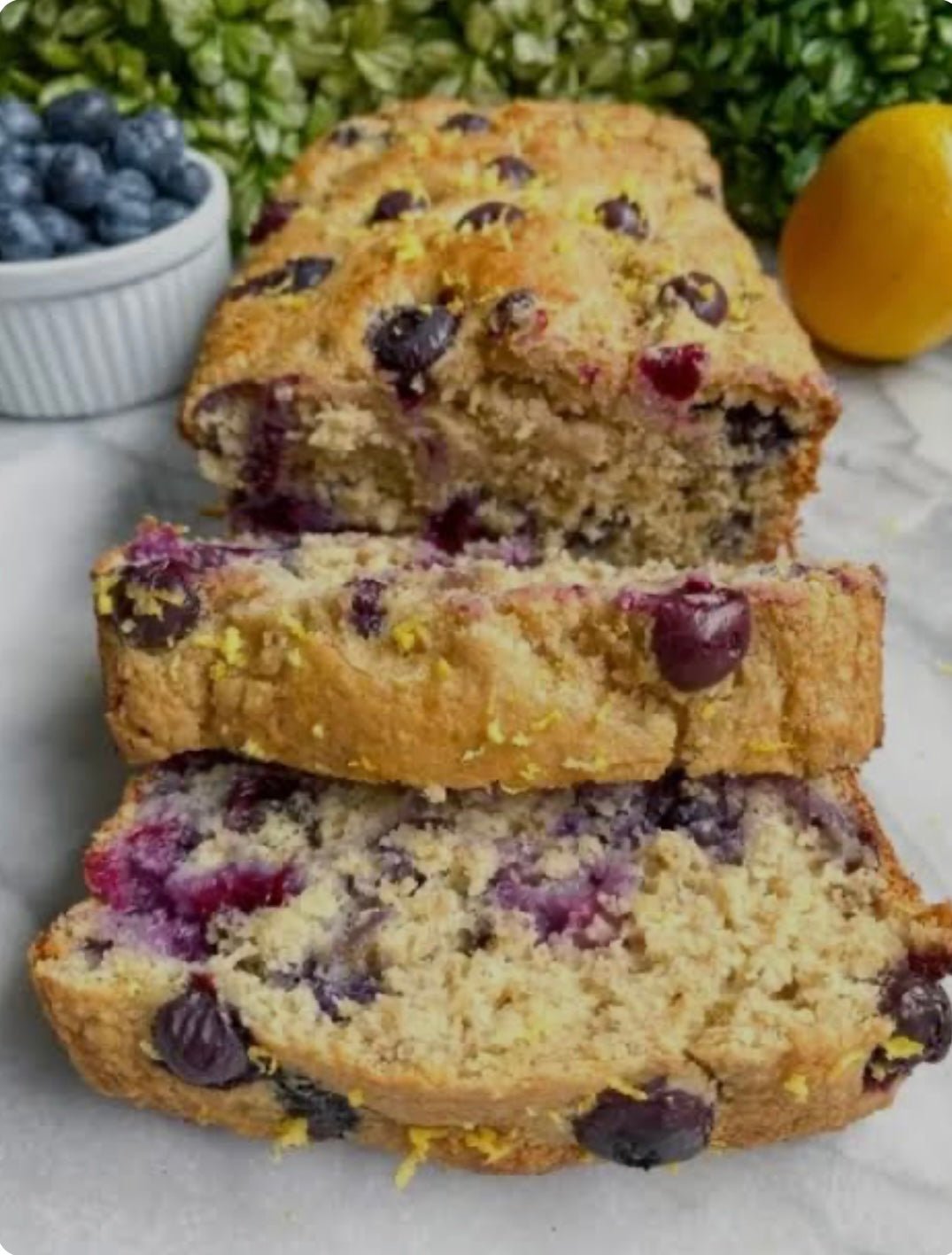 Blueberry, Banana & Lemon Breakfast Loaf - Orbit Nutrition