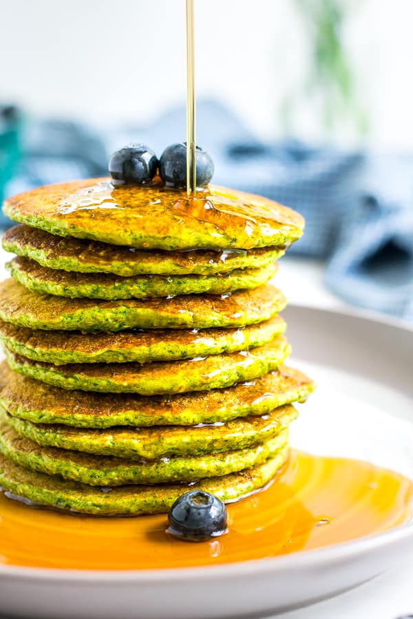 High Protein Spinach Pancakes - Orbit Nutrition