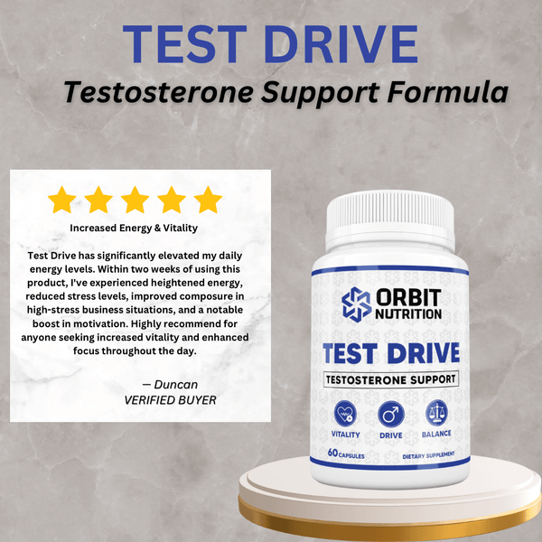 TEST DRIVE - The Ultimate Test Booster - Orbit Nutrition