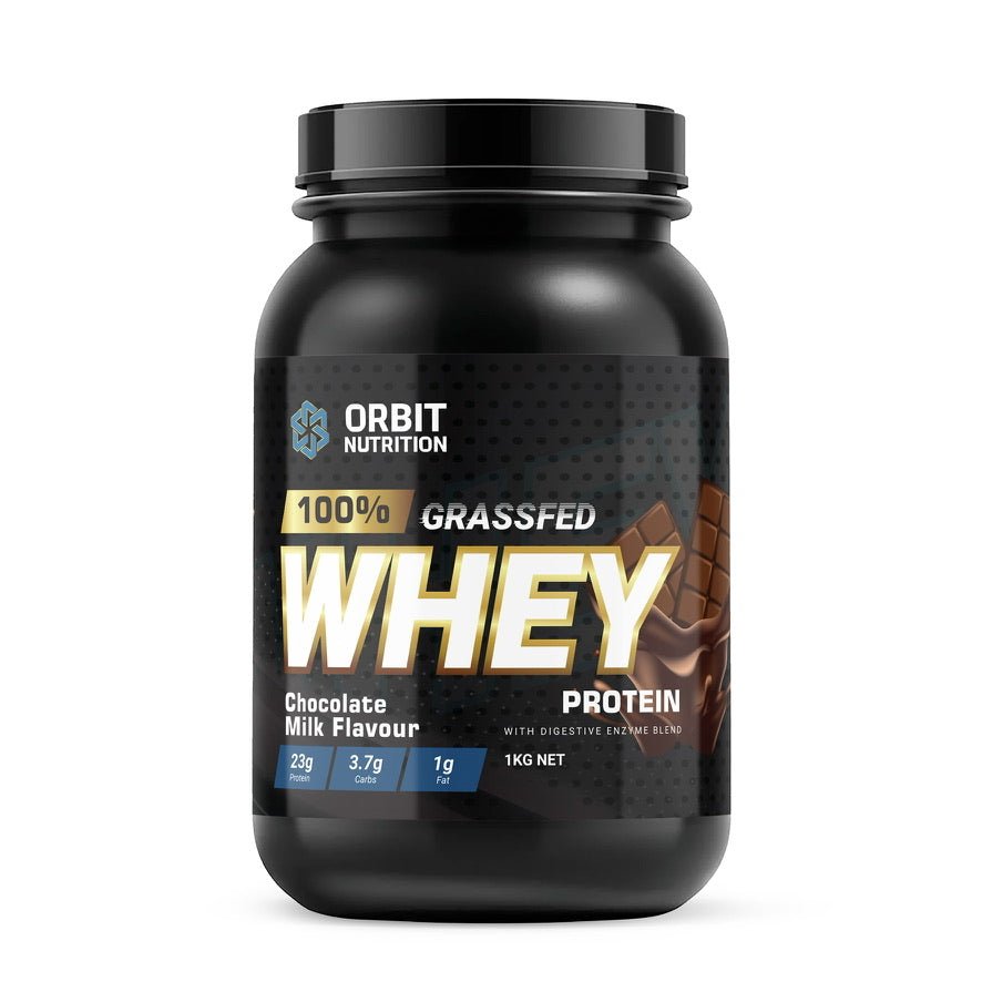 100% Grass Fed WHEY Protein - Chocolate - Orbit Nutrition