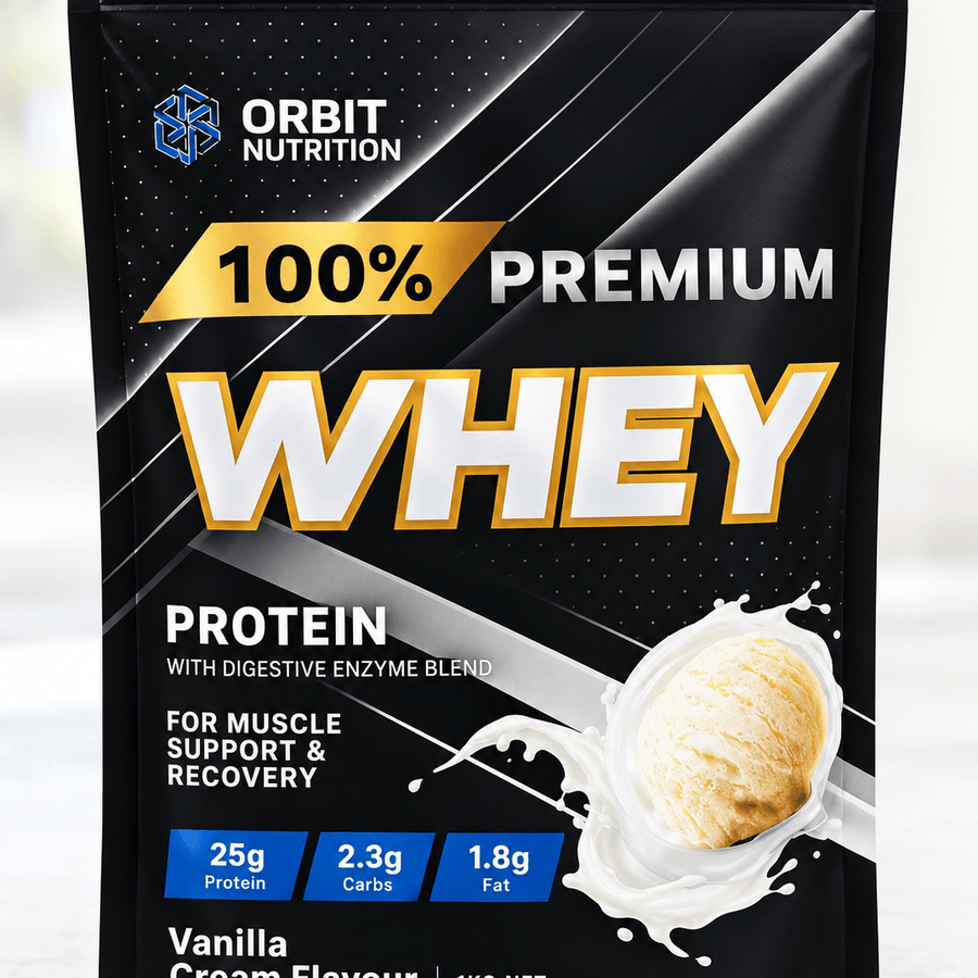 100% Grass Fed WHEY Protein - Vanilla - Orbit Nutrition