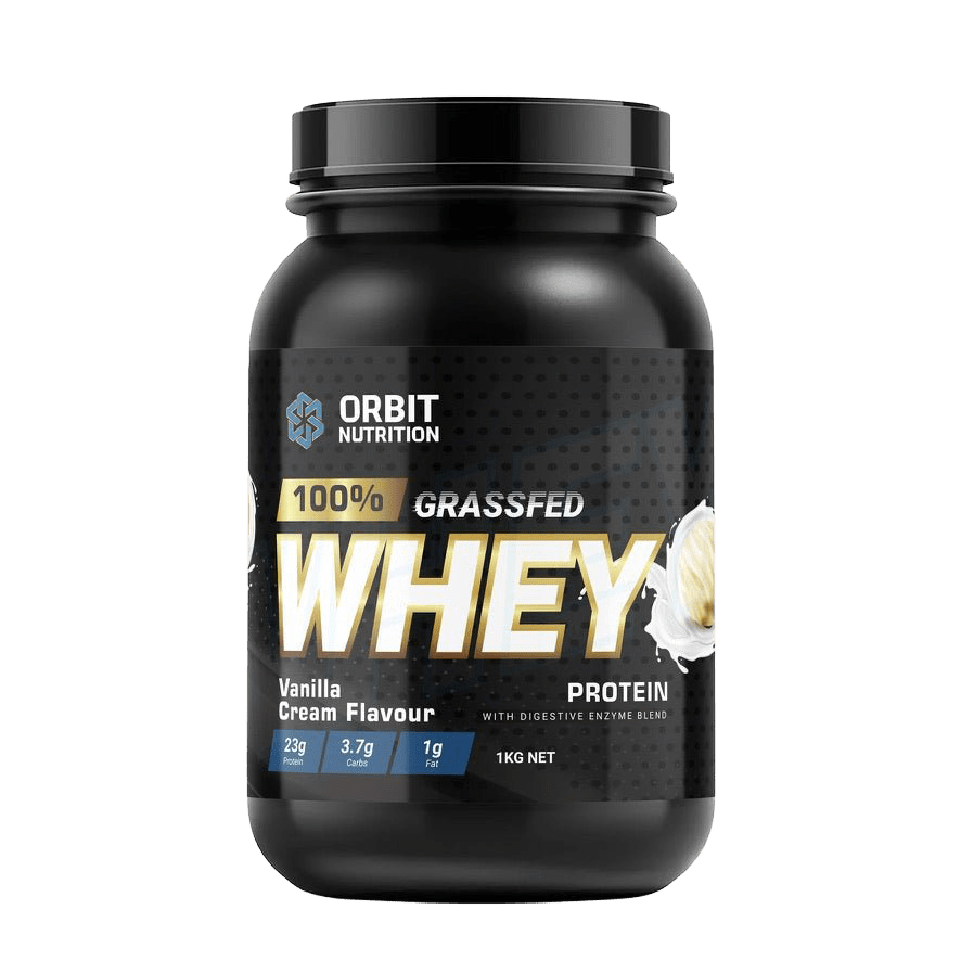 100% Grass Fed WHEY Protein - Vanilla - Orbit Nutrition