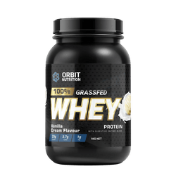 100% Grass Fed WHEY Protein - Vanilla - Orbit Nutrition
