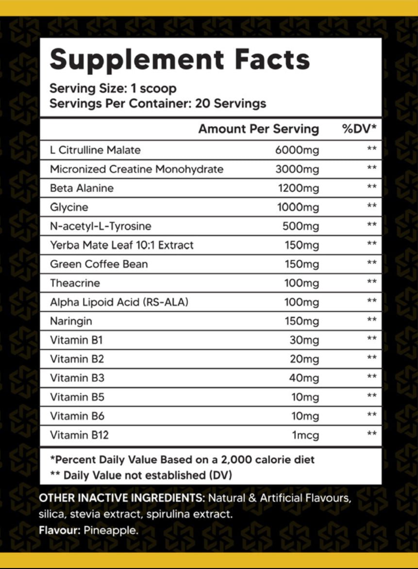 BOOST - Pre Workout Formula - Orbit Nutrition