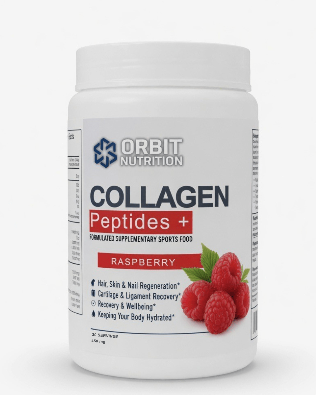 Collagen Peptides For Skin, Joints & Recovery - Raspberry – Orbit Nutrition