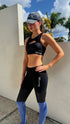Combat Pilates/Yoga Leggings - Blue - Orbit Nutrition