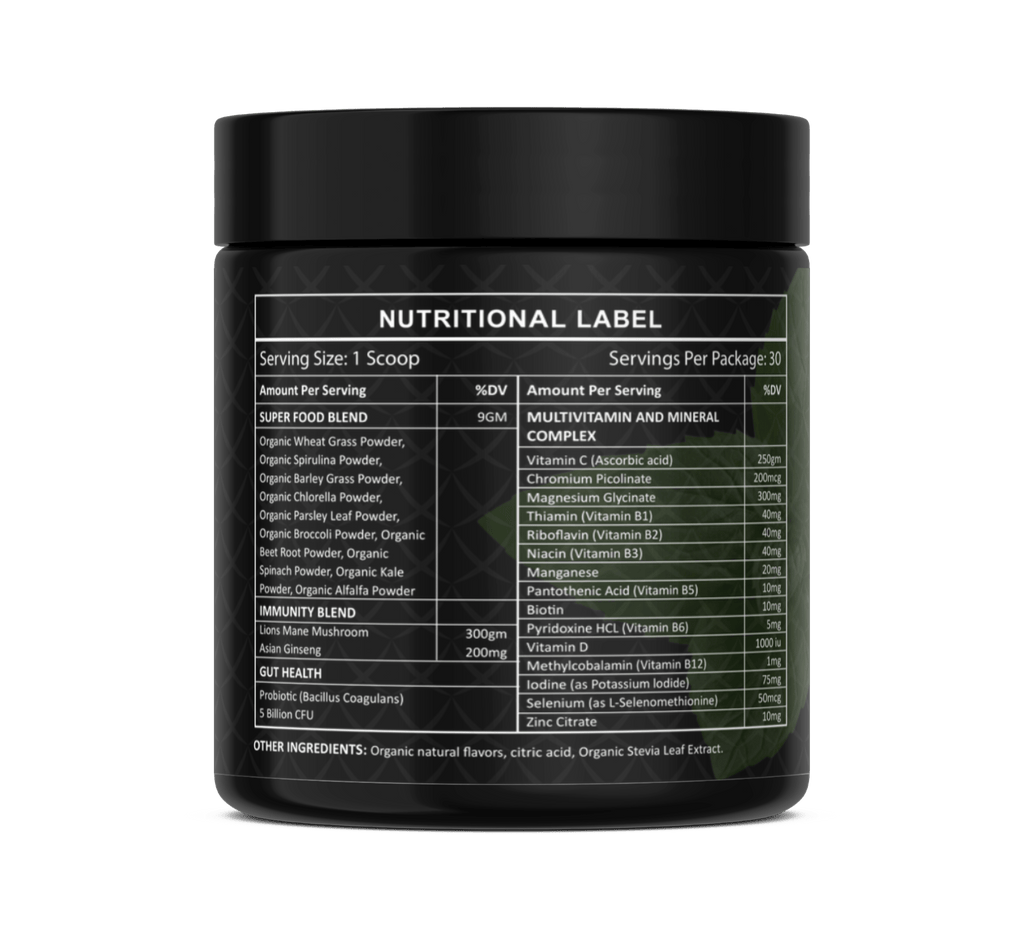 Daily Wellness Organic Super Greens - Orbit Nutrition