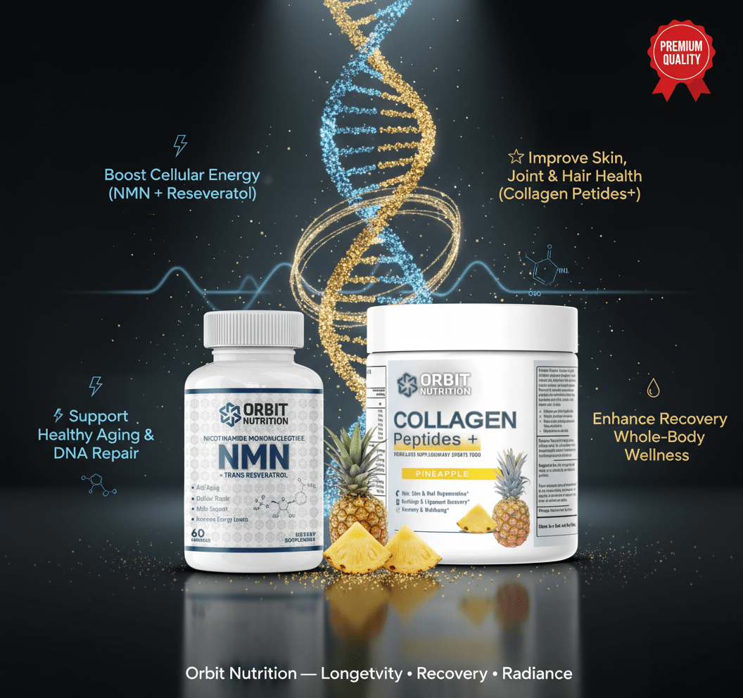 NMN + Collagen Peptides Power Duo | Orbit Nutrition - Orbit Nutrition