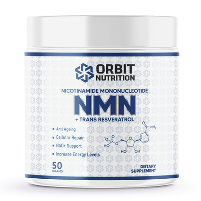 NMN + Trans - Resveratrol Pure Powder - 200 serves! - Orbit Nutrition