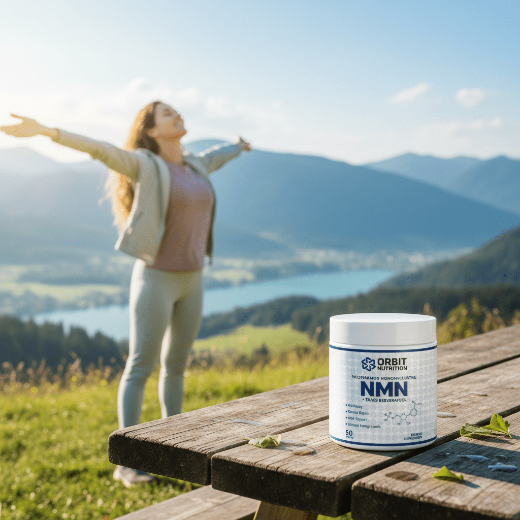 NMN + Trans - Resveratrol Pure Powder - 200 serves! - Orbit Nutrition