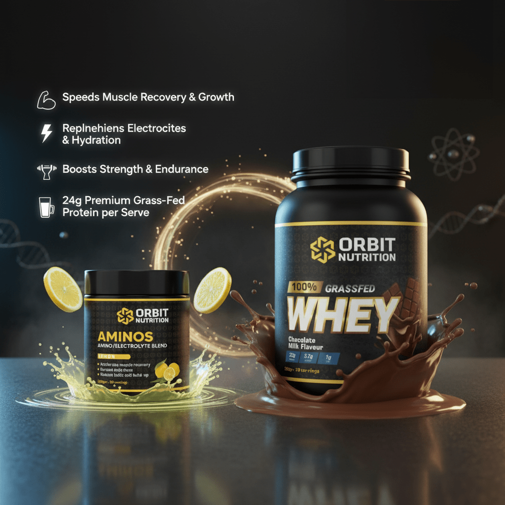 Whey Protein + Aminos Bundle | Orbit Nutrition - Orbit Nutrition