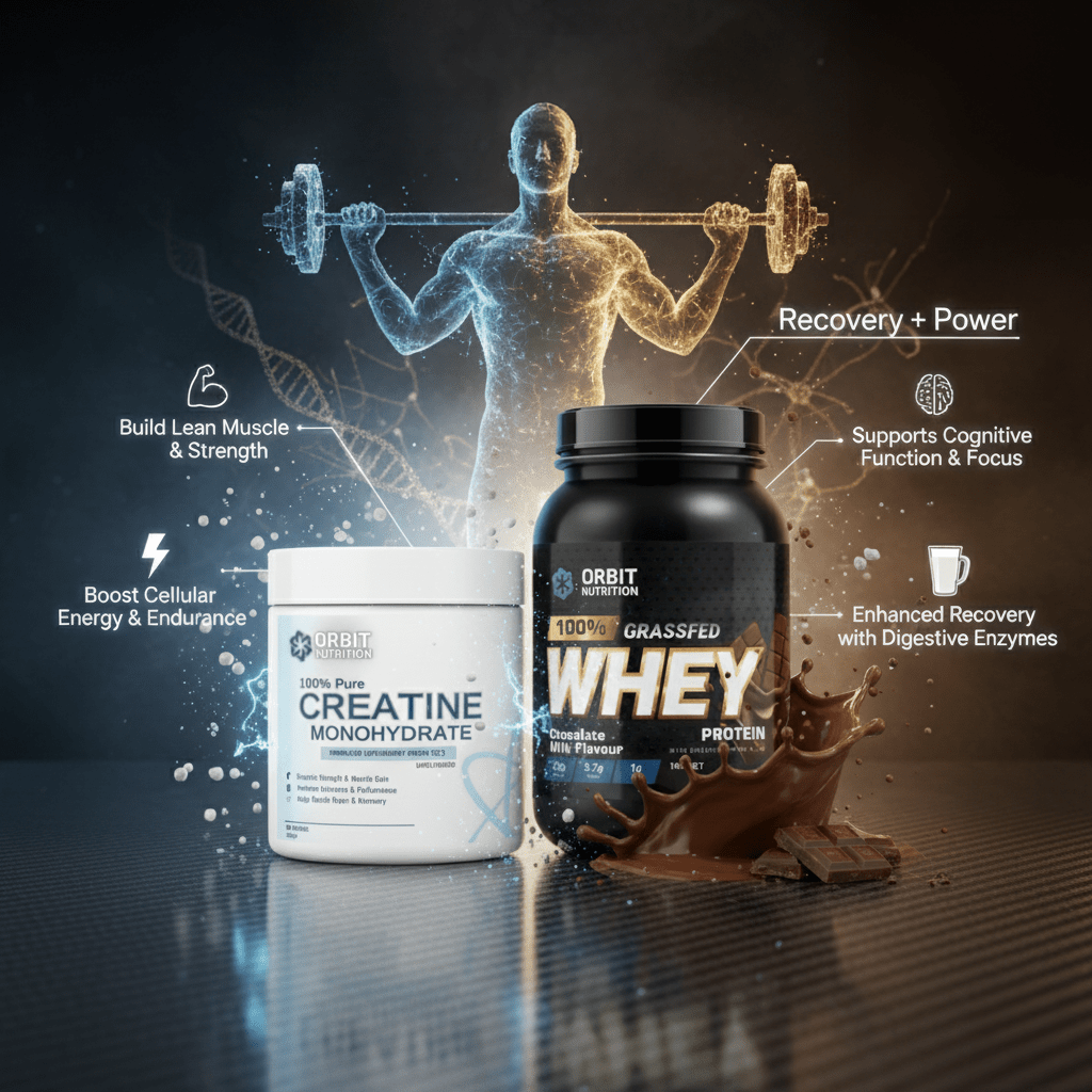 Whey Protein + Creatine Bundle | Orbit Nutrition - Orbit Nutrition