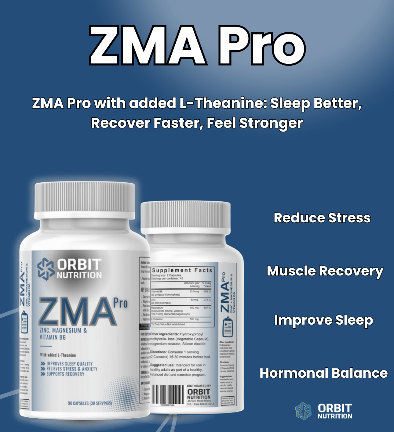 ZMA Pro - Orbit Nutrition